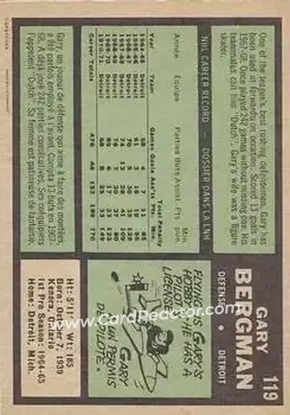 Back of Gary Bergman