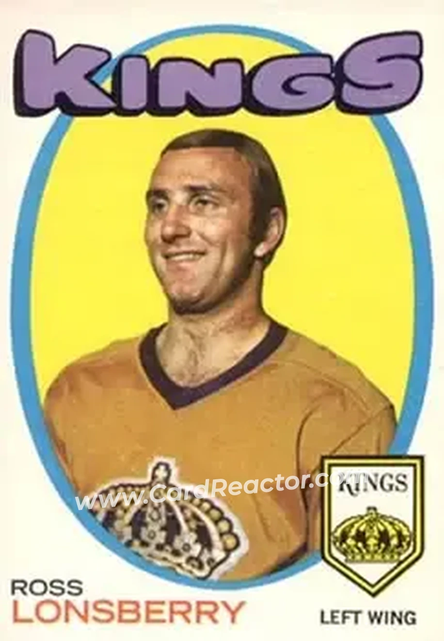 1971-72 O-Pee-Chee #121 Ross Lonsberry