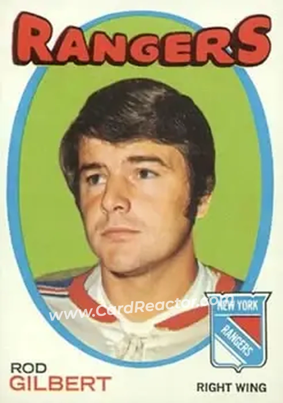 1971-72 O-Pee-Chee #123 Rod Gilbert