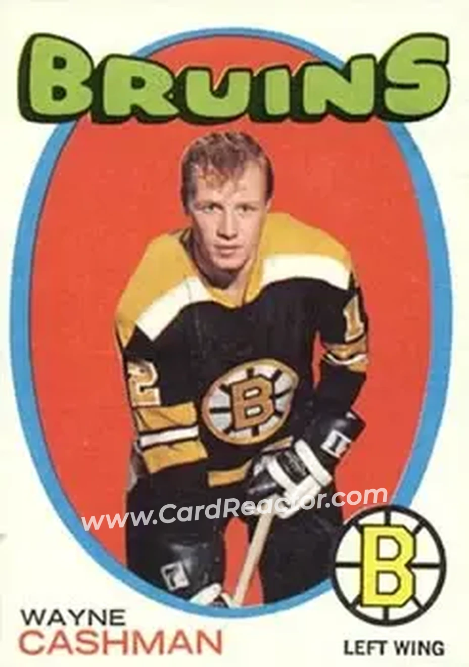 1971-72 O-Pee-Chee #129 Wayne Cashman