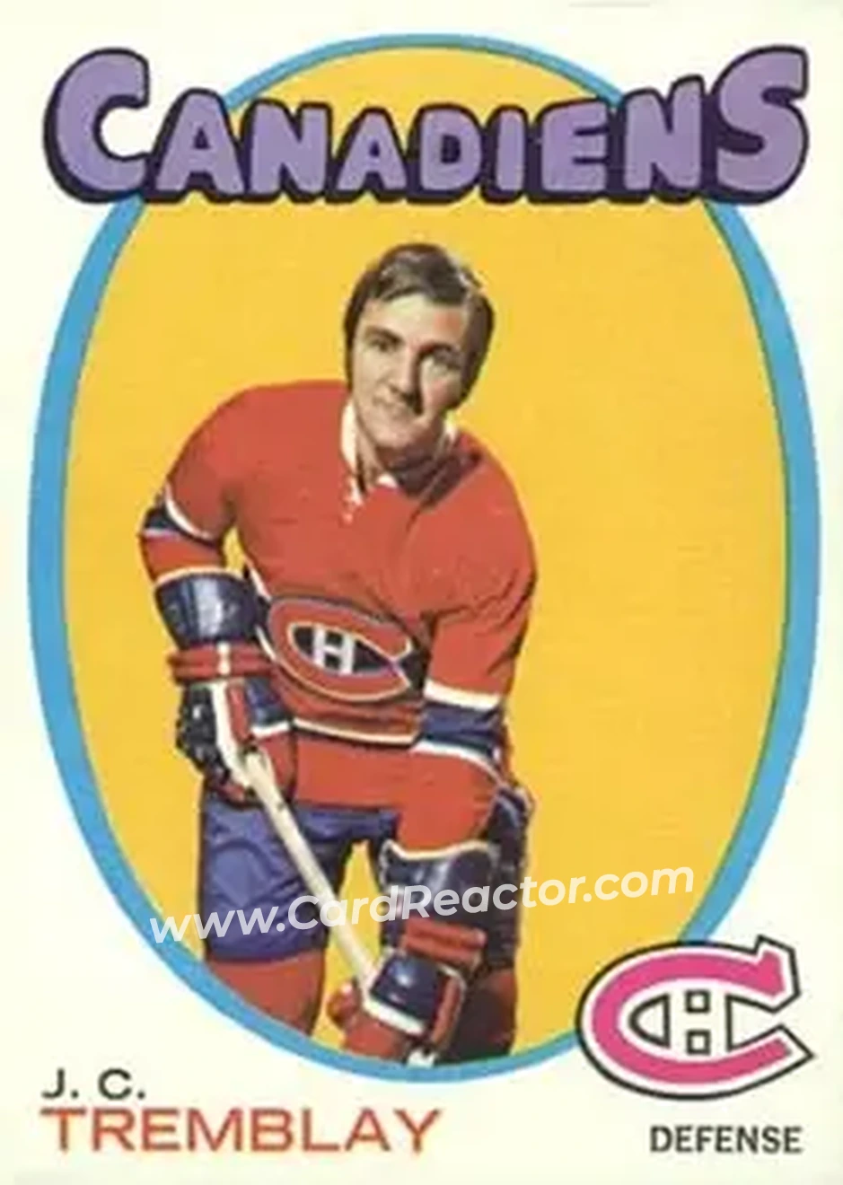 1971-72 O-Pee-Chee #130 Jean-Claude Tremblay