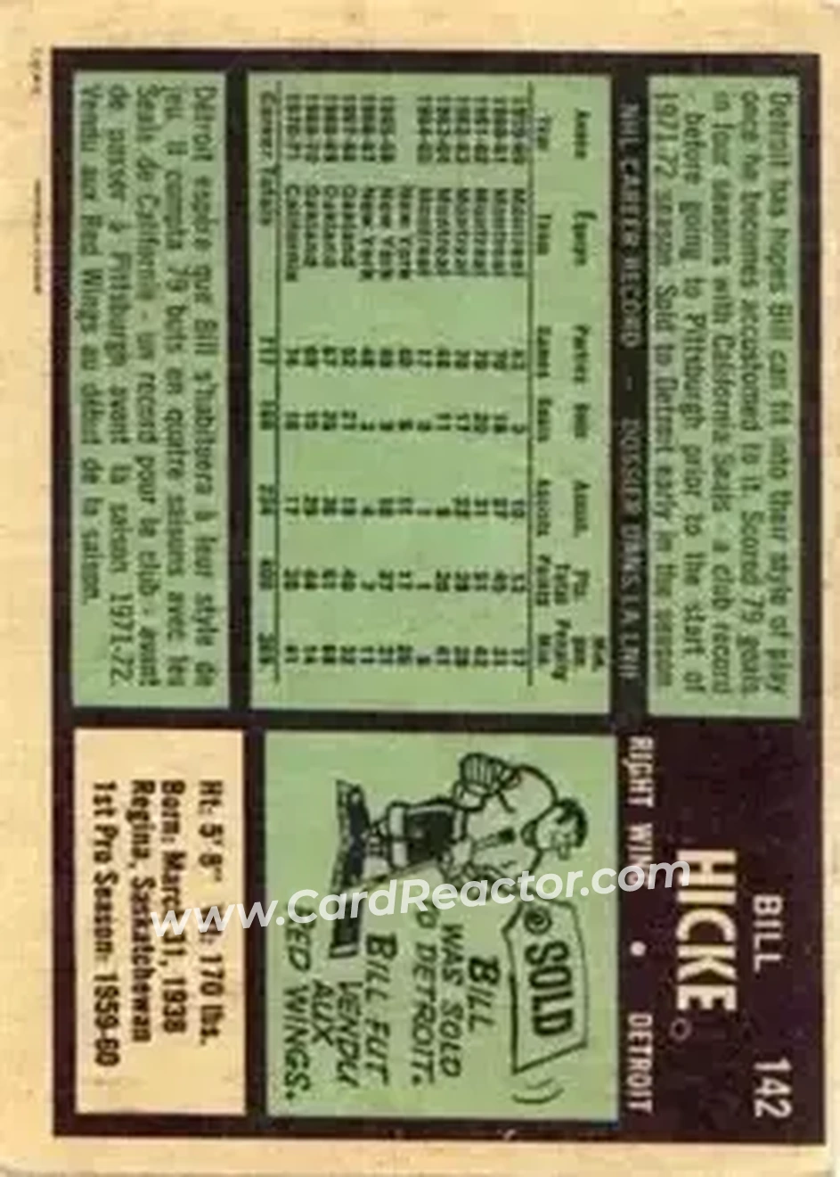 Back of Bill Hicke