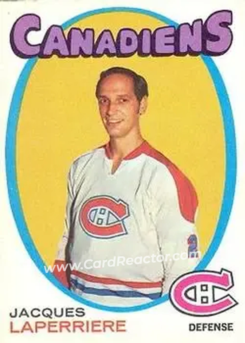 1971-72 O-Pee-Chee #144 Jacques Laperriere