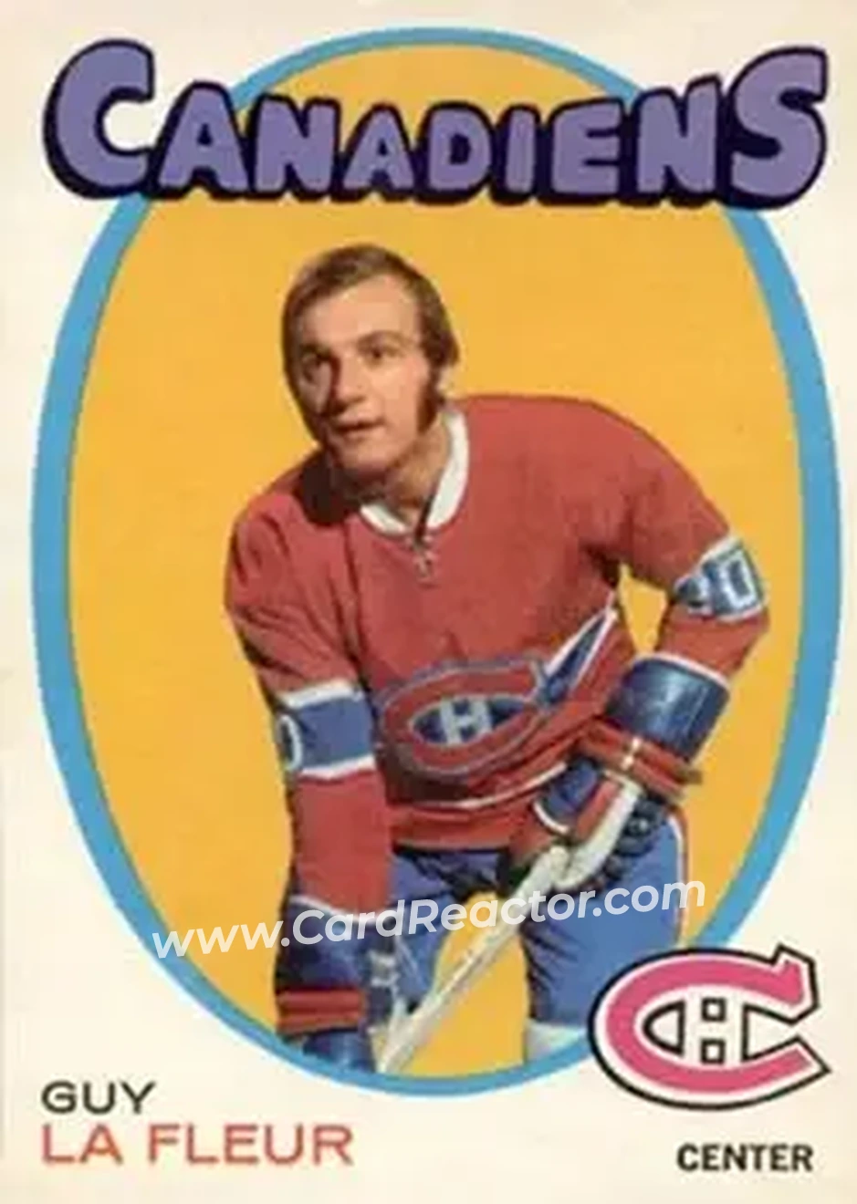Front of Guy Lafleur
