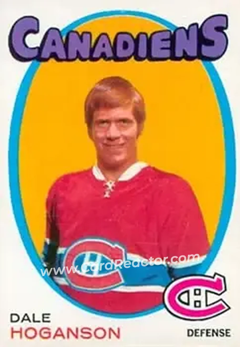 Front of Dale Hoganson