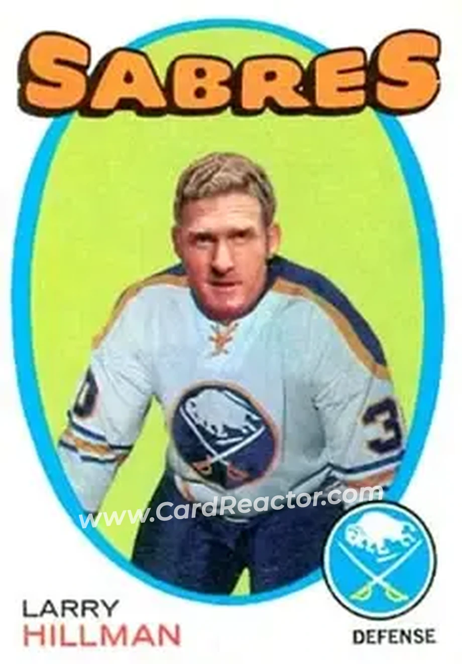 1971-72 O-Pee-Chee #168 Larry Hillman