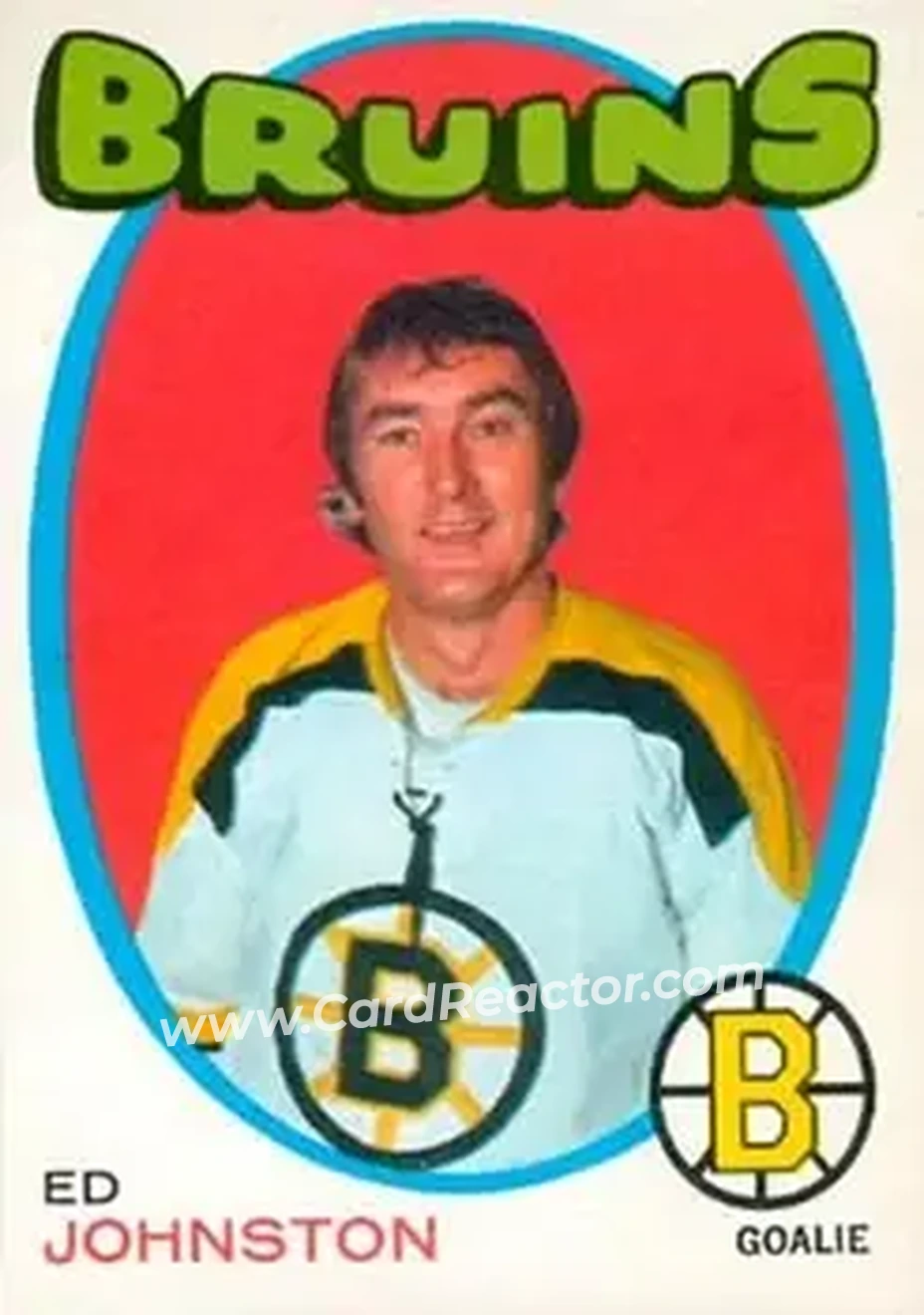 1971-72 O-Pee-Chee #172 Ed Johnston