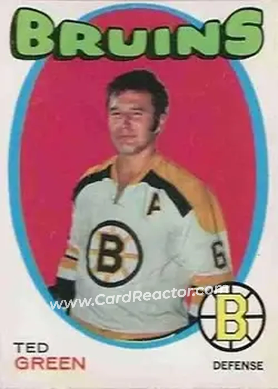 1971-72 O-Pee-Chee #173 Ted Green
