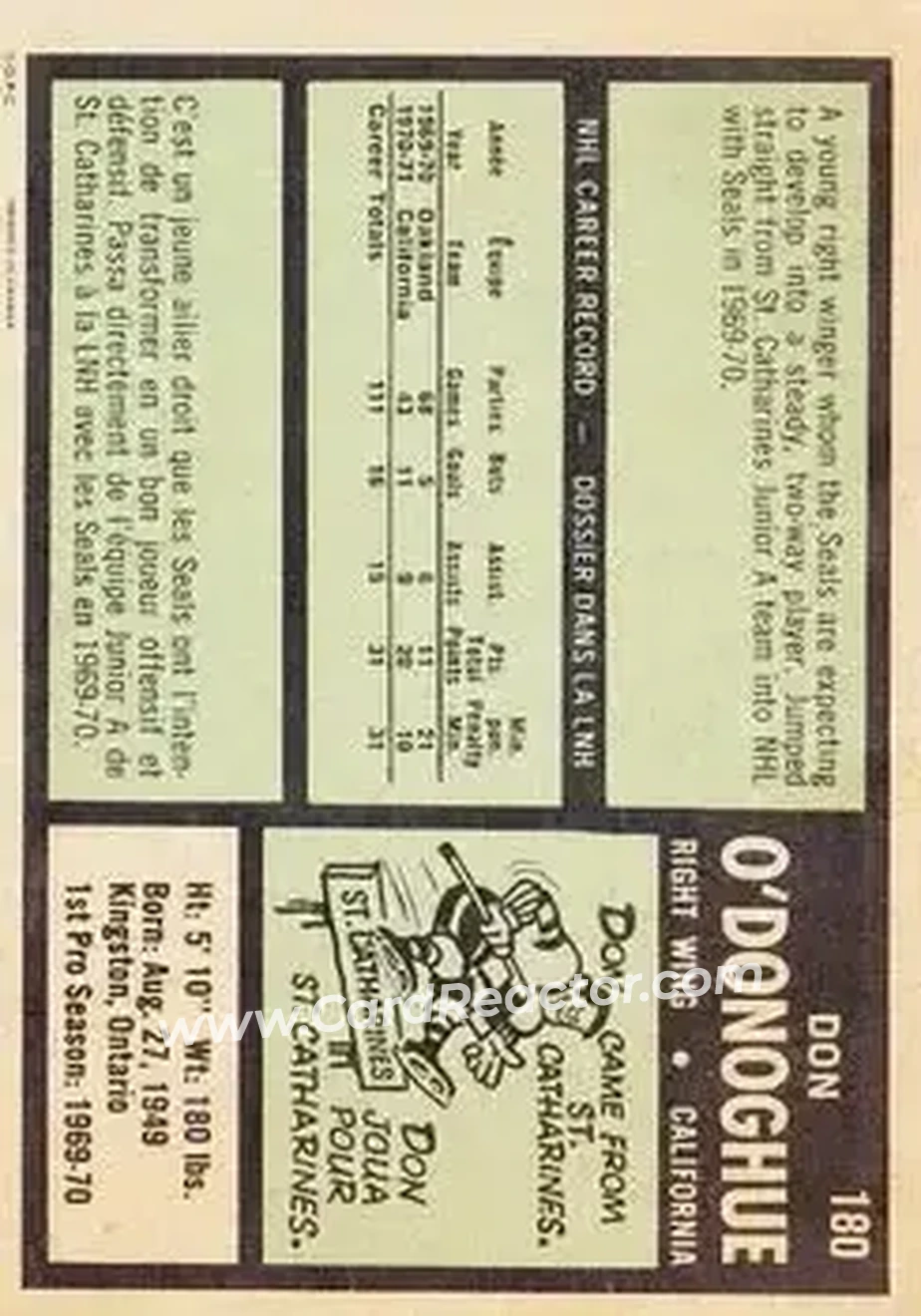 Back of Don O'Donoghue