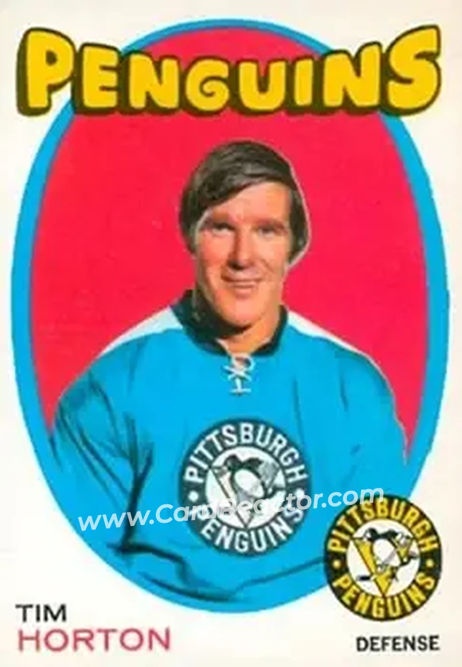 1971-72 O-Pee-Chee #186 Tim Horton
