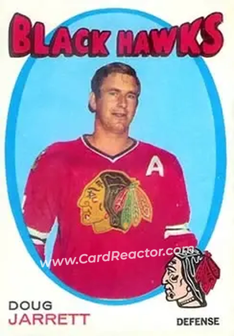 1971-72 O-Pee-Chee #208 Doug Jarrett