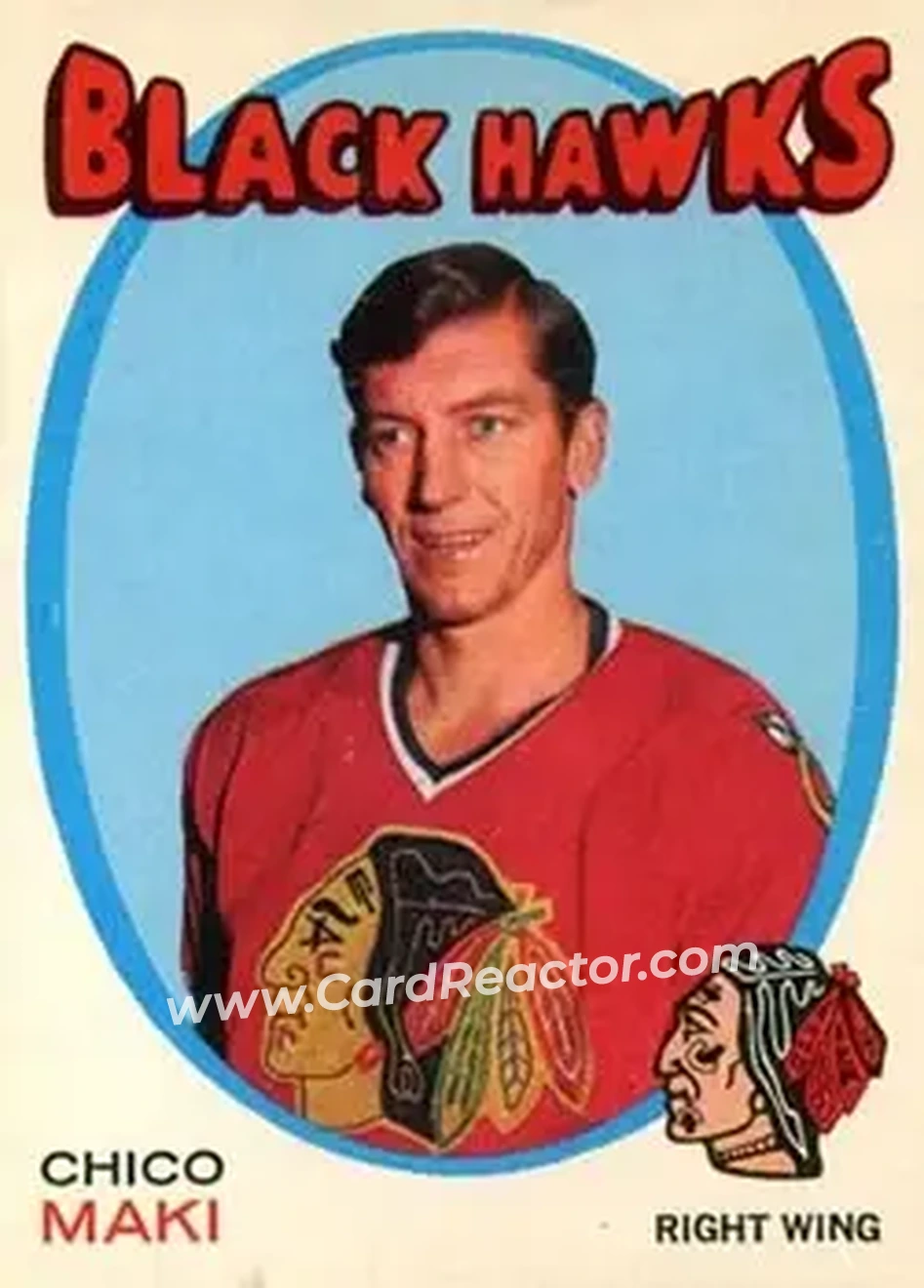 1971-72 O-Pee-Chee #210 Chico Maki
