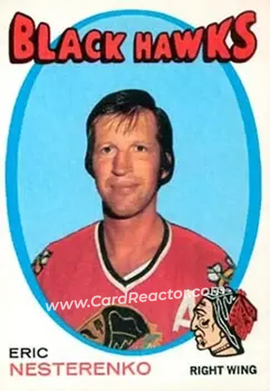 1971-72 O-Pee-Chee #213 Eric Nesterenko