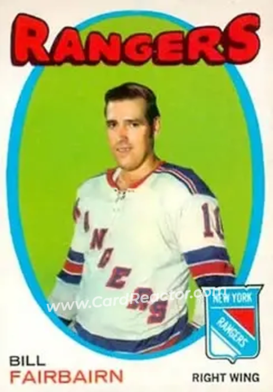 Front of Bill Fairbairn