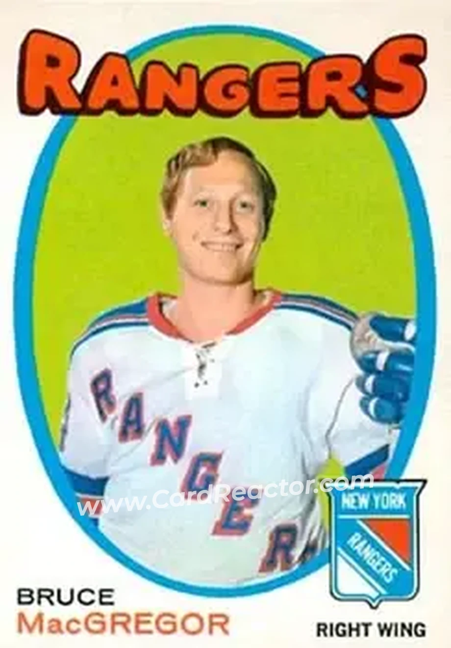 1971-72 O-Pee-Chee #216 Bruce MacGregor