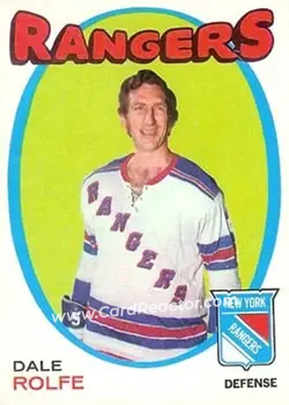 1971-72 O-Pee-Chee #219 Dale Rolfe