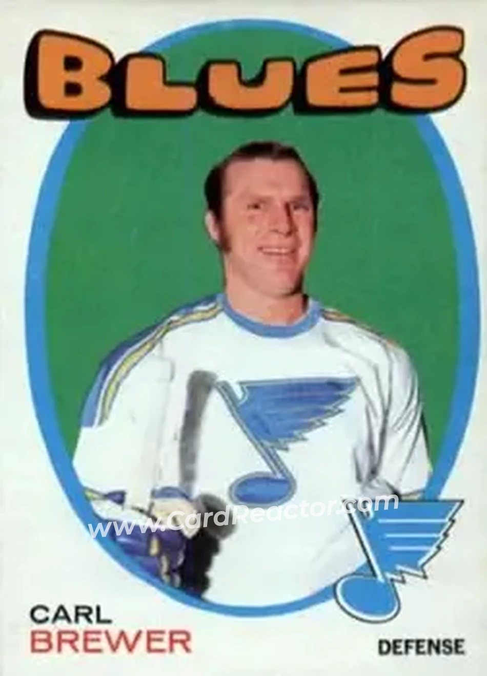 1971-72 O-Pee-Chee #222 Carl Brewer