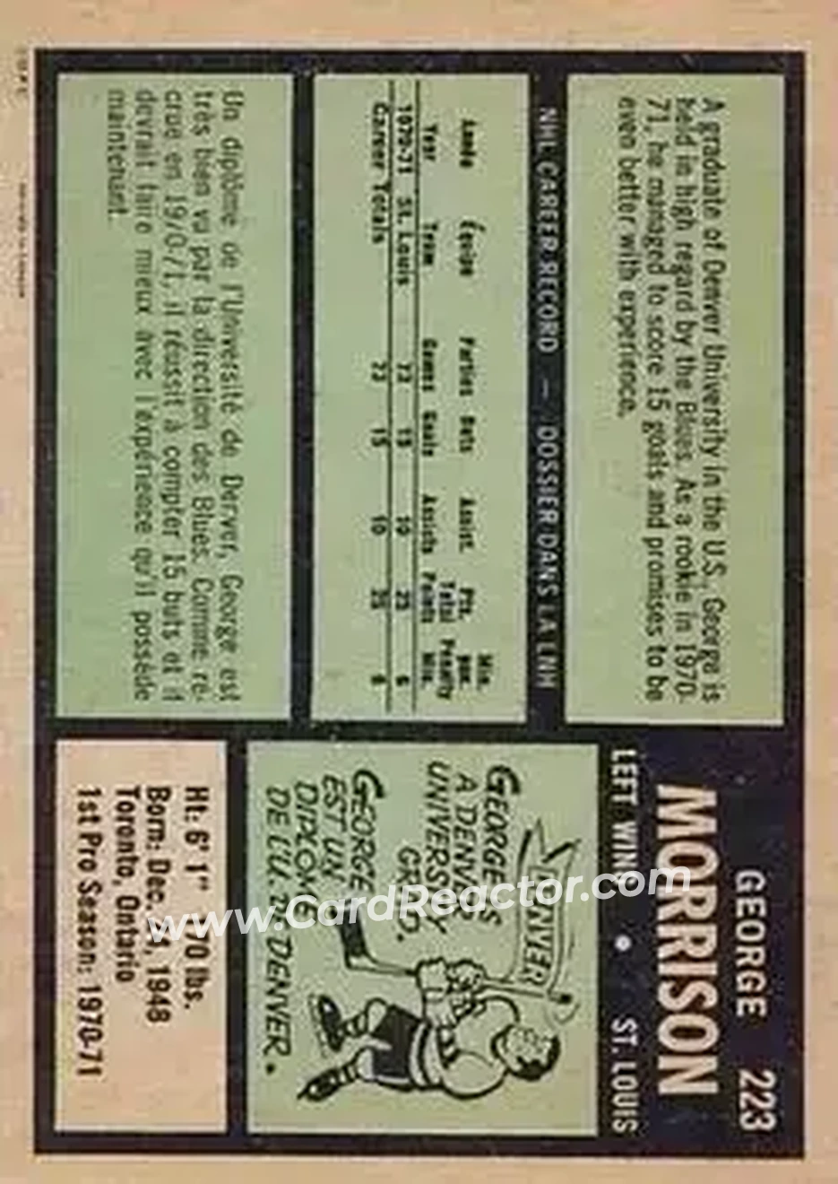 Back of George Morrison