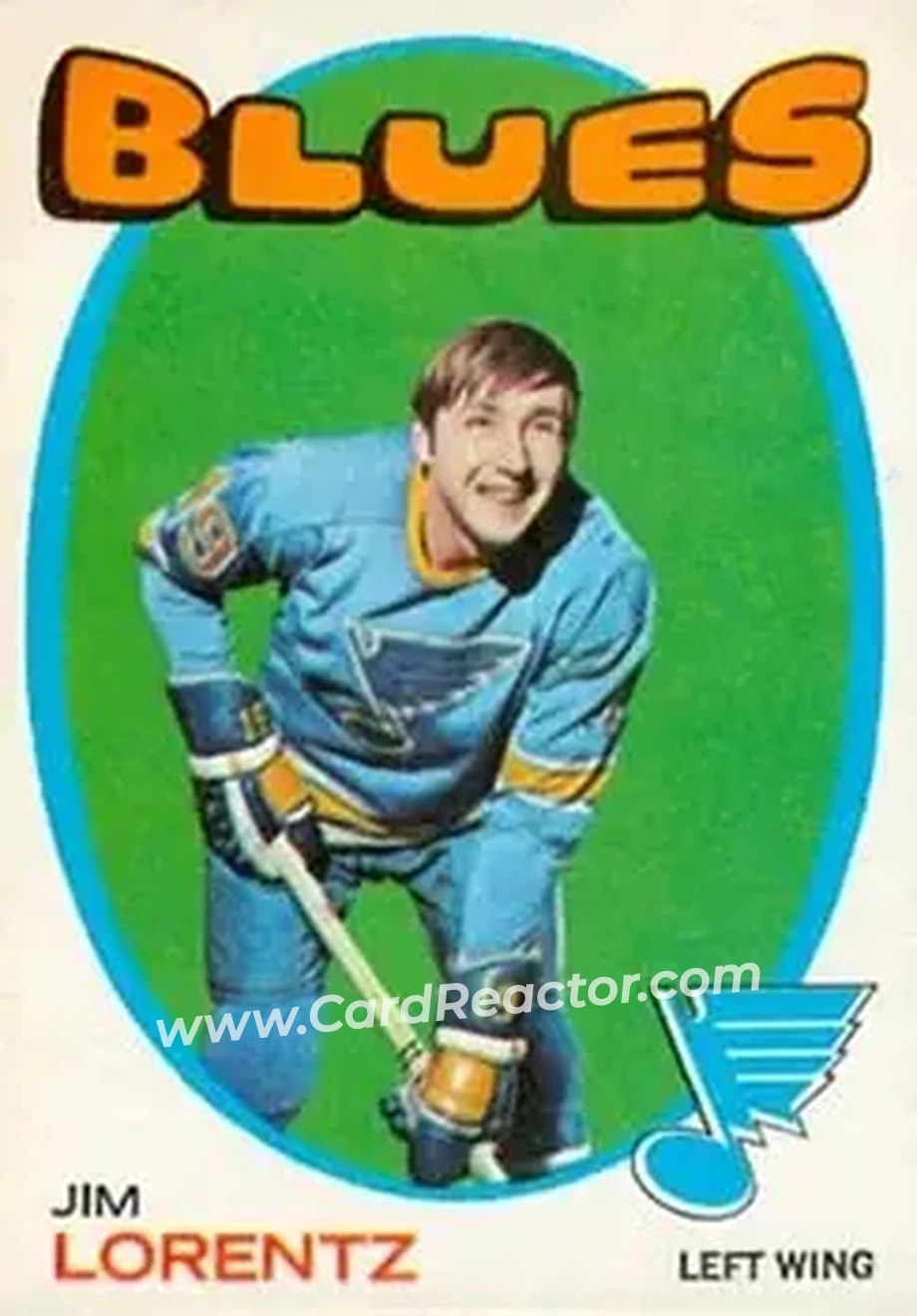 1971-72 O-Pee-Chee #227 Jim Lorentz