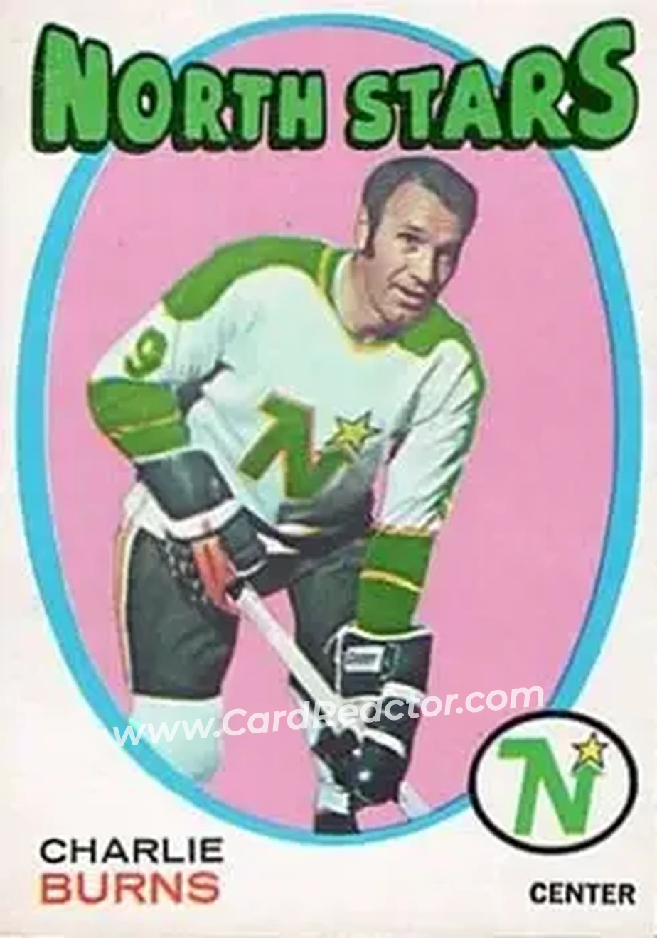 1971-72 O-Pee-Chee #238 Charlie Burns