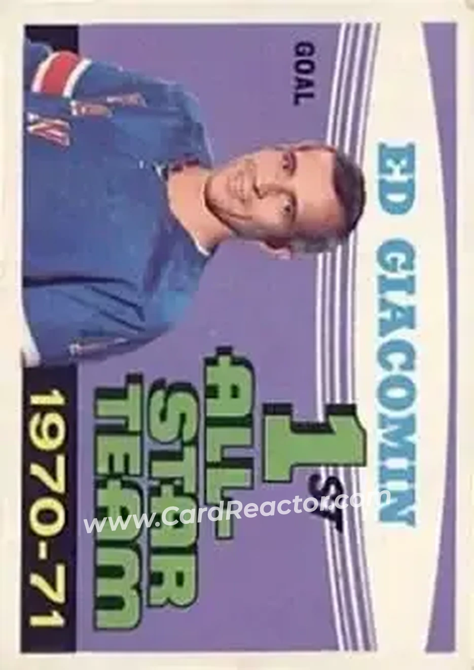1971-72 O-Pee-Chee #250 Eddie Giacomin