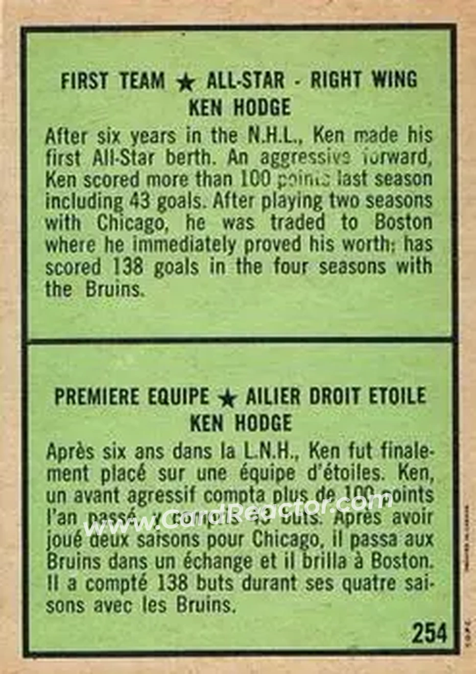Back of Kenny Hodge