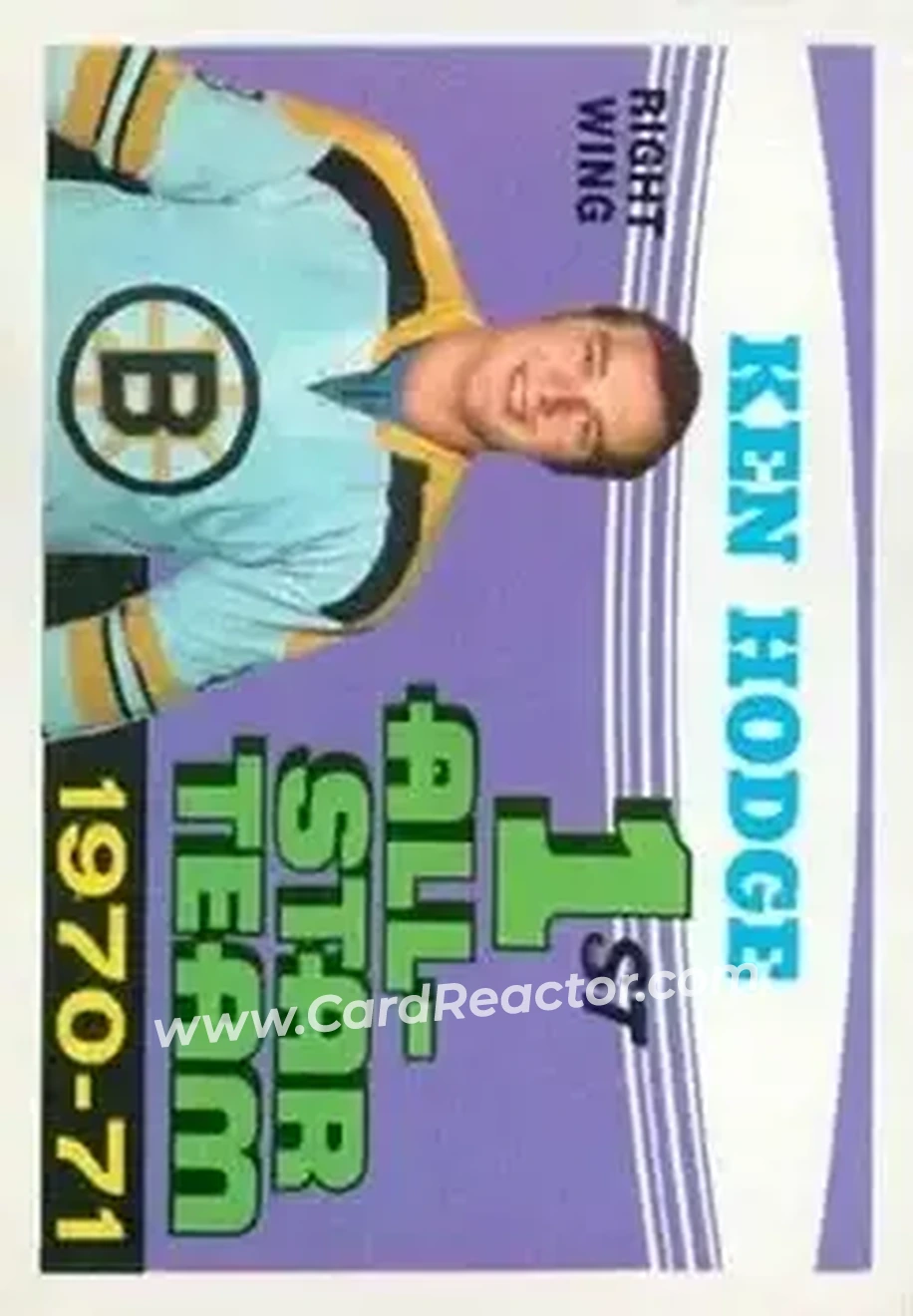 Front of Kenny Hodge