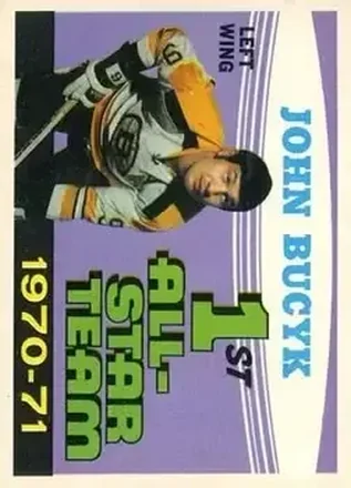 1971-72 O-Pee-Chee #255 Johnny Bucyk