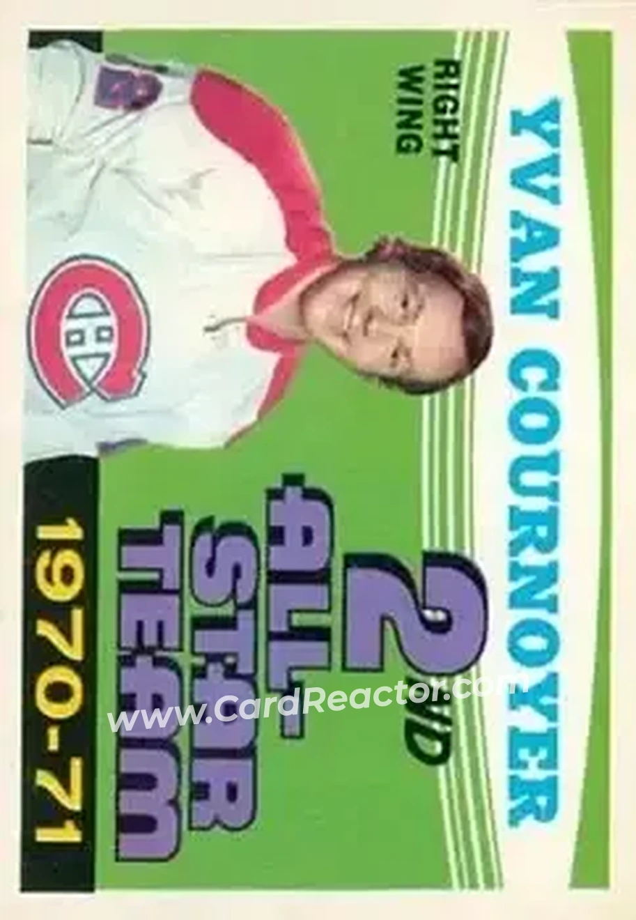 1971-72 O-Pee-Chee #260 Yvan Cournoyer