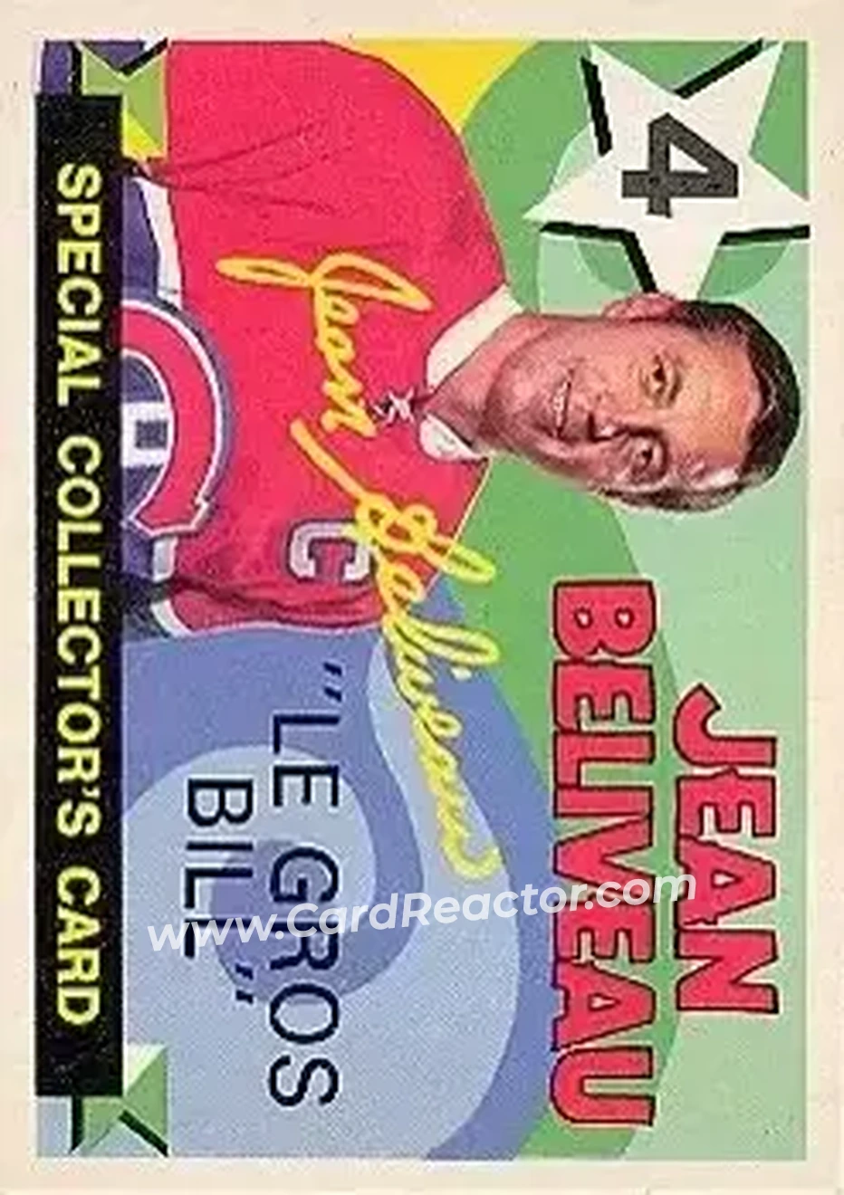 Front of Jean Beliveau