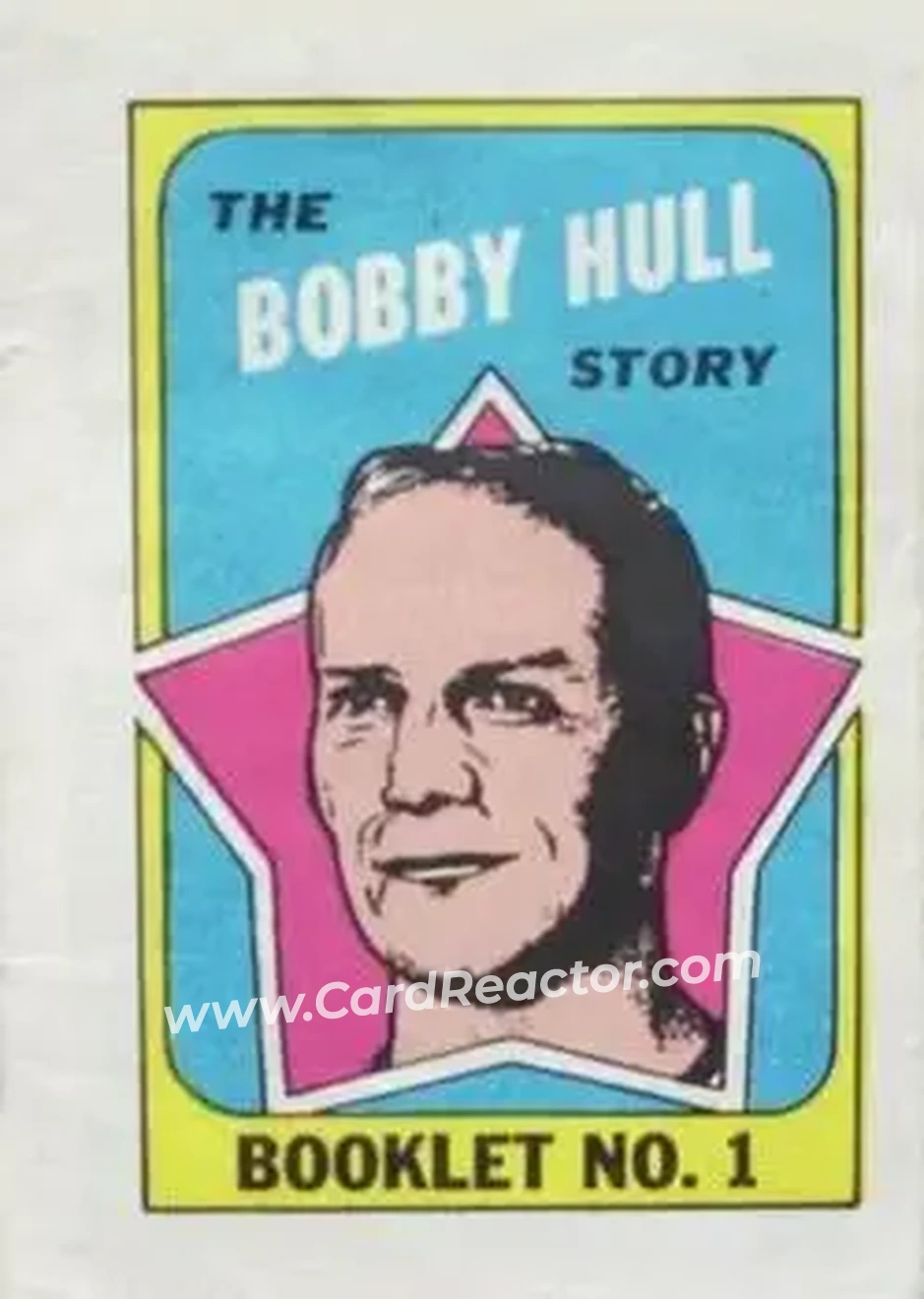 1971-72 O-Pee-Chee #1 Booklets Bobby Hull