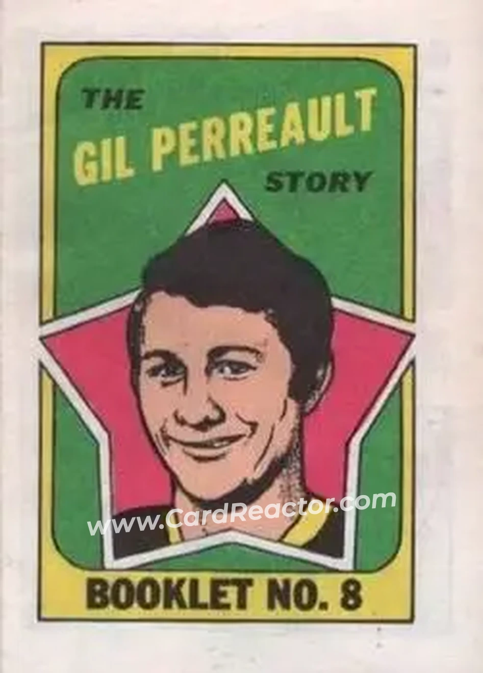 1971-72 O-Pee-Chee #8 Booklets Gil Perreault