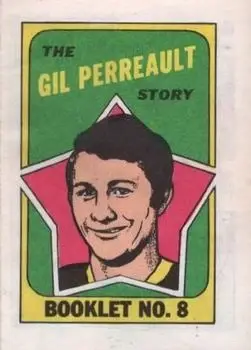 1971-72 O-Pee-Chee - Booklets #8 - Gil Perreault - Buffalo Sabres - Front