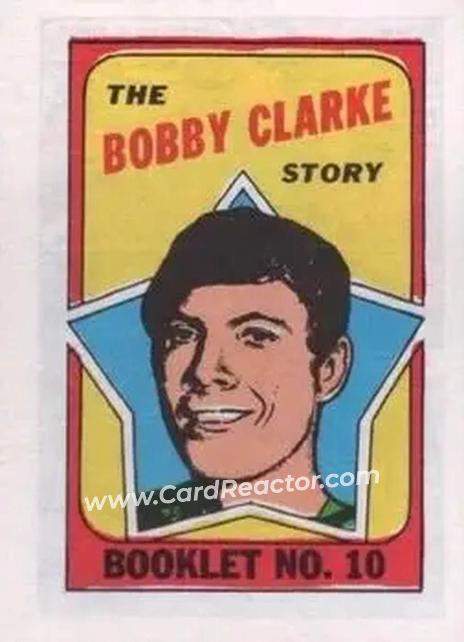 1971-72 O-Pee-Chee #10 Booklets Bob Clarke