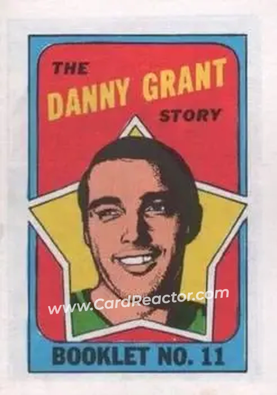 1971-72 O-Pee-Chee #11 Booklets Danny Grant