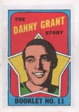 1971-72 O-Pee-Chee #11 Booklets Danny Grant