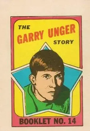 1971-72 O-Pee-Chee #14 Booklets Garry Unger