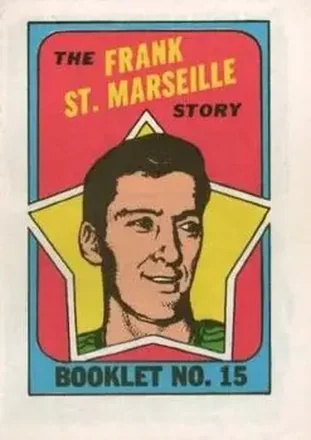 1971-72 O-Pee-Chee #15 Booklets Frank St. Marseille