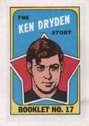 1971-72 O-Pee-Chee #17 Booklets Ken Dryden