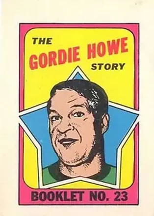 1971-72 O-Pee-Chee #23 Booklets Gordie Howe