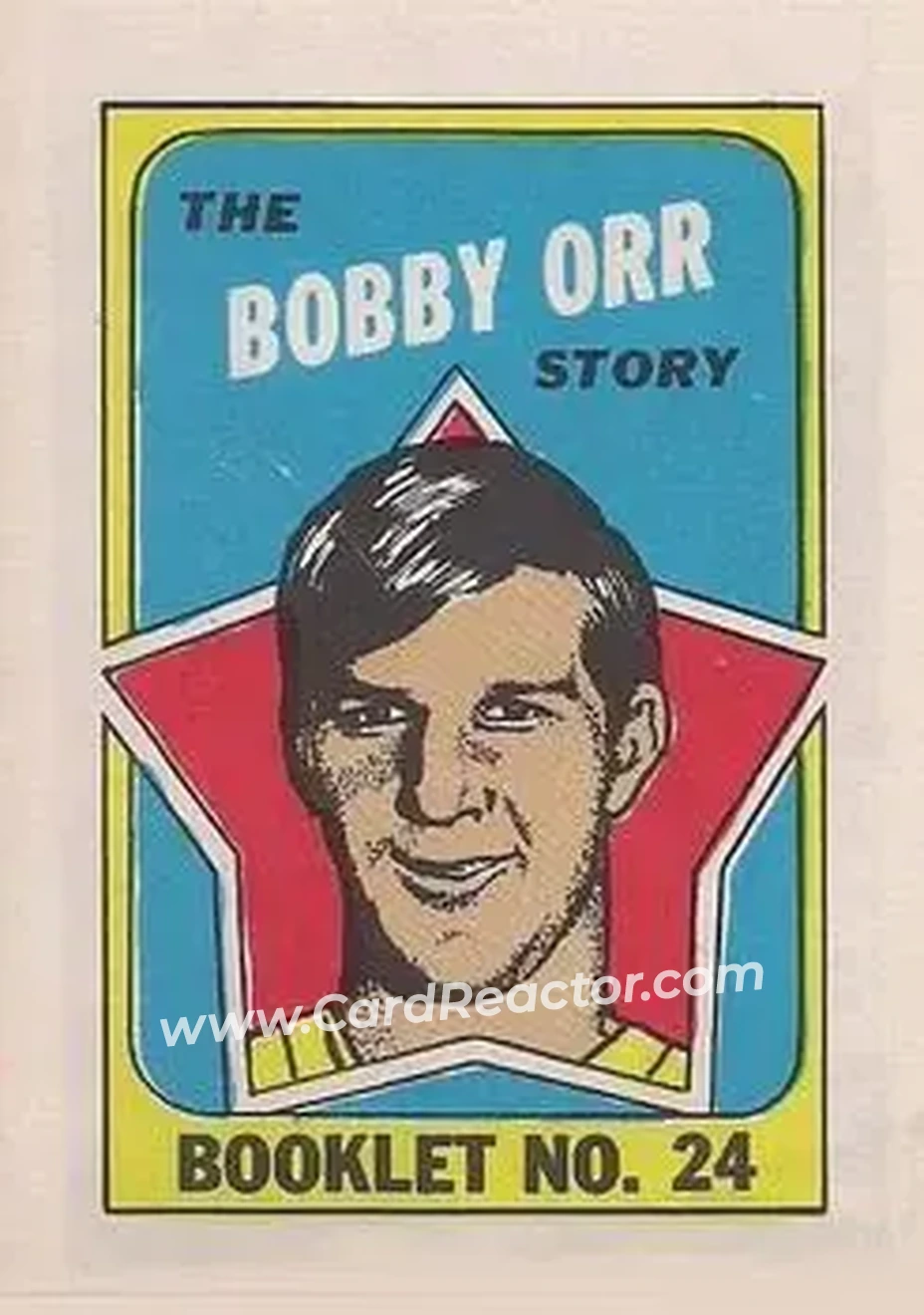 1971-72 O-Pee-Chee #24 Booklets Bobby Orr