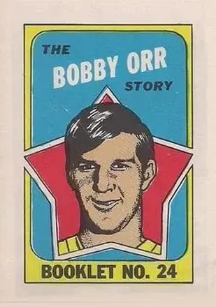 1971-72 O-Pee-Chee #24 Booklets Bobby Orr