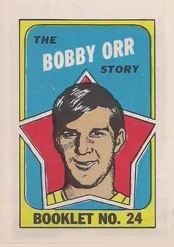 1971-72 O-Pee-Chee - Booklets #24 - Bobby Orr - Boston Bruins - Front