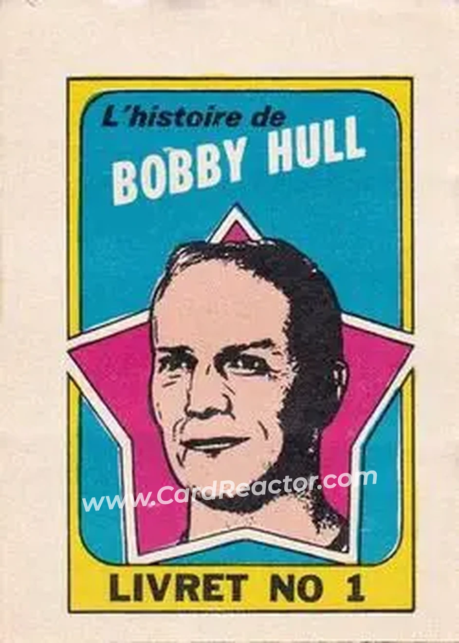 1971-72 O-Pee-Chee #1 Booklets French Bobby Hull