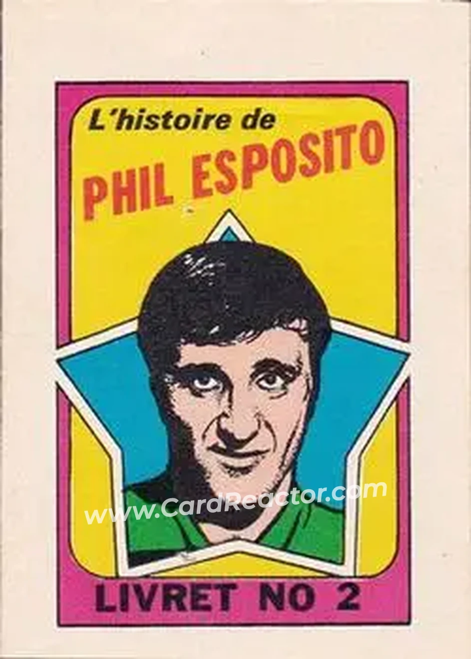 1971-72 O-Pee-Chee #2 Booklets French Phil Esposito
