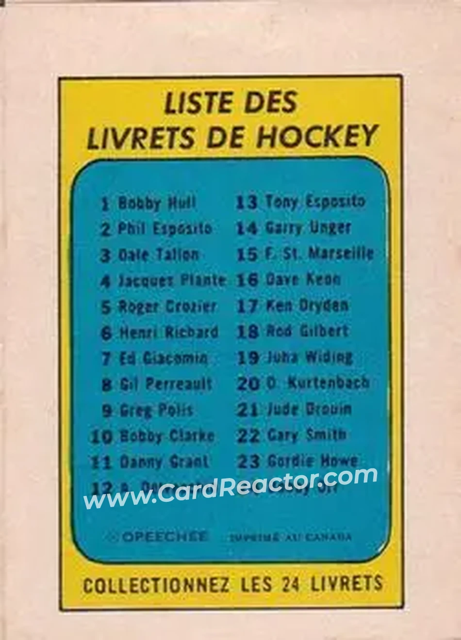 Back of Roger Crozier
