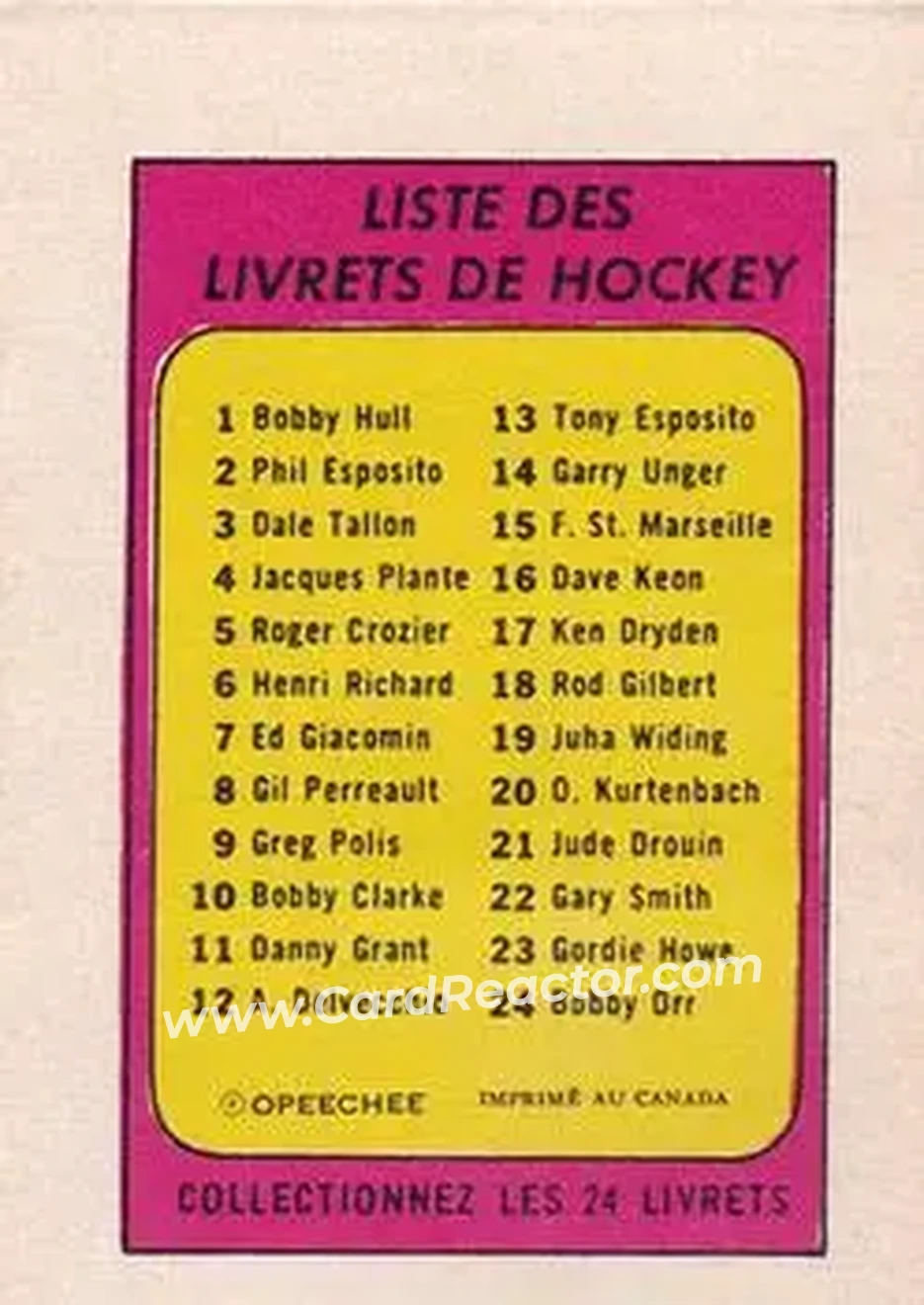 Back of Eddie Giacomin