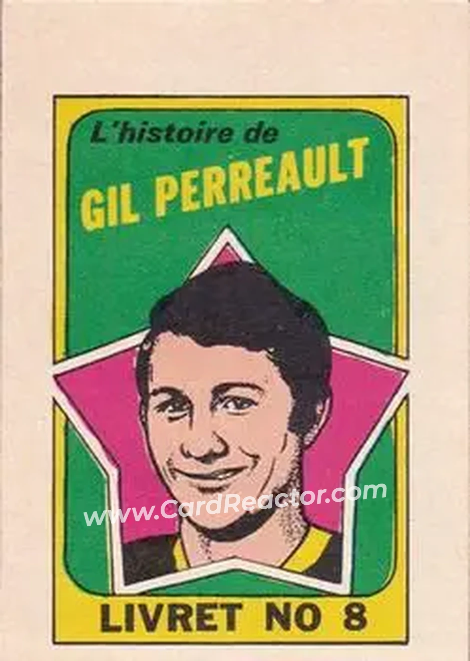 1971-72 O-Pee-Chee #8 Booklets French Gil Perreault