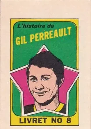1971-72 O-Pee-Chee #8 Booklets French Gil Perreault