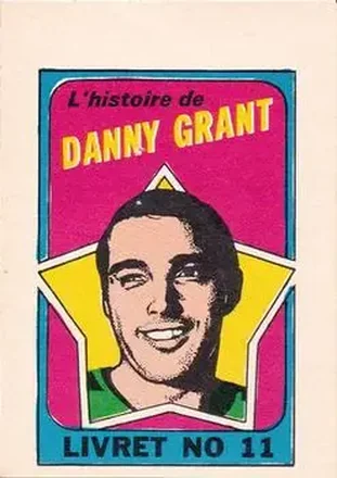 1971-72 O-Pee-Chee #11 Booklets French Danny Grant
